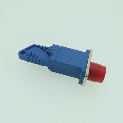 Blue Color E2000/UPC To FC/UPC Fiber Optic Hybrid Adapters Simplex Single Model E2000 to FC Hybrid Adapter