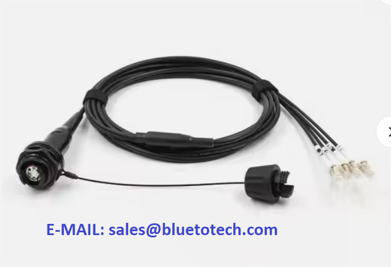 XBEAM Expand Beam 4core Armored Optical Fiber Patch Cable To LC 4Fiber Multi Mode Expanded Beam Connector
