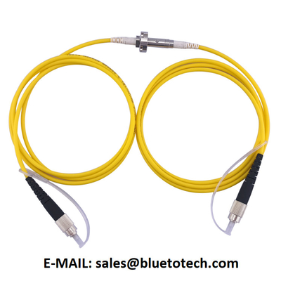 Fiber Optic Rotary Joint 1Fiber FC Connector Single Model Yellow Color Fiber Optic Splip Ring Rotary