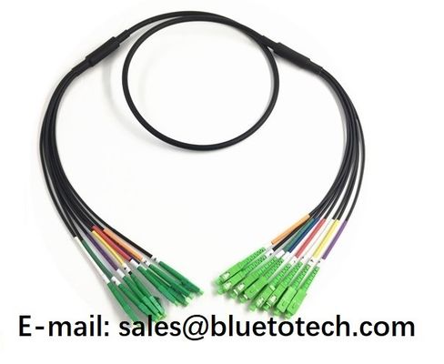 Colored Boots Tactical Armored 8 Fiber Optic Patch Cord LC/APC-SC/APC 8cores