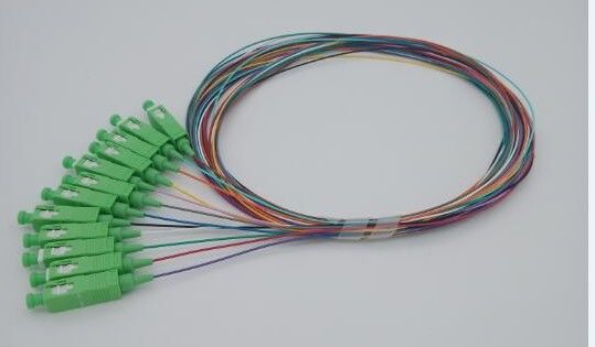 SC/APC 12色の繊維光学のピグテールのコーニング繊維の単一モデル