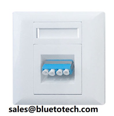 LCのクォードのアダプターFTTHの壁の台紙箱繊維フェースプレート