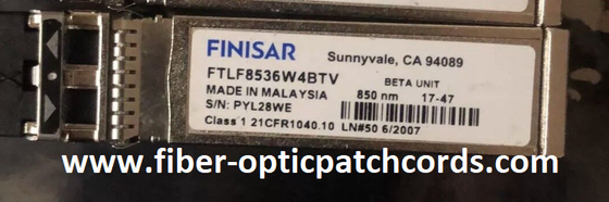 Finisar FTLF8536W4BTV 25GBASE-SR 850nm SFP28 100M CPRI 光トランシーバー
